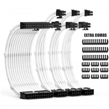 Kit d'extensions de câble 30 cm avec peignes de câble