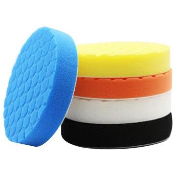 5PCS Hexagonal Car Polisher Buffing Sponge Set