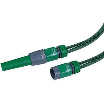 Ensemble d'arrosage 15 m avec raccords et lance