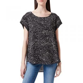 Only Camiseta estampada de manga corta para mujer
