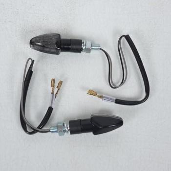 Moto Honda Clignotants LED Focus Noir Fumé Chaft – Paires