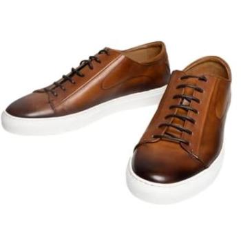 Tan Leather Sirolo Trainers – Size 12 (UK) – Oliver Sweeney Menswear