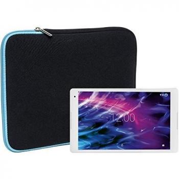 Slabo Medion Lifetab P10506 Schutzhülle – Neopren Etui in Türkis/Schwarz