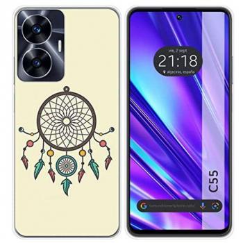 Funda de Silicona Gel TPU Realme C55 Atrapasueños Dibujos
