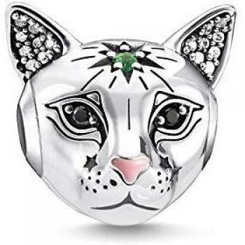 Gato de plata para pulsera Thomas Sabo