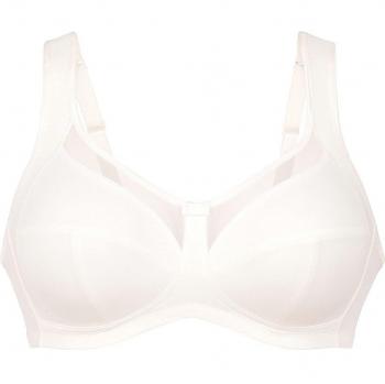 Anita Clara Dames BH zonder Bügel, Topcomfort, Cup E, Wit