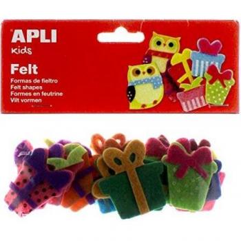 Set de Fieltro en Formas para Regalos 18 Unidades APLI