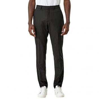 Herrenanzughose mit Stretch, s.Oliver BLACK LABEL, 44, Schwarz