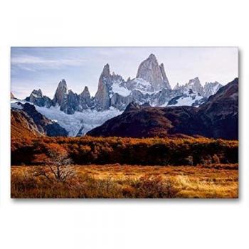 El Chaltén Fitz‑Roy Druck auf CALVENDO Premium Leinwand (90 × 60 cm)
