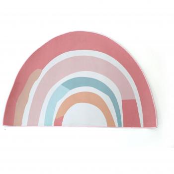 Tapis décoratif arc-en-ciel pour chambre d'enfant