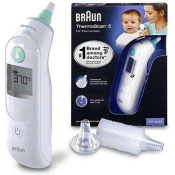 Braun ThermoScan 5 Ohrthermometer mit Infrarot IRT6020 – „Fast‑Fieber“