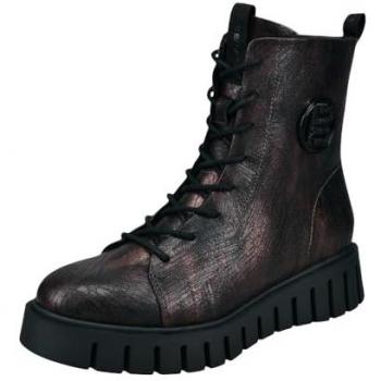 TT.Bagatt Stiefel mit Schnürung für Damen – Schwarz, Größe 38