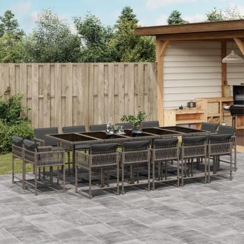 15-Piece Patio Dining Set with Cushions