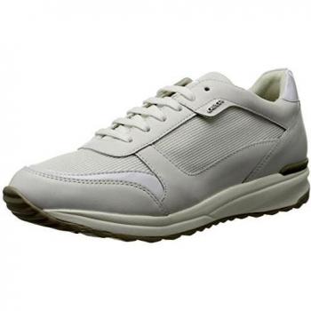 Geox D Airell C Scarpe da Ginnastica Donna Bianco