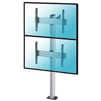 Soporte de base fija para dos TV, 40–65″, 1.75 m