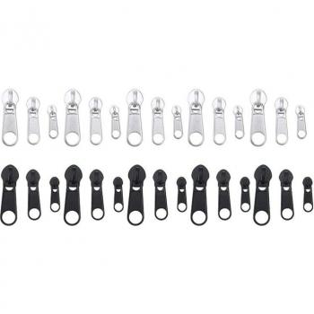 30/84/85pcs Zipper Slider Repair Kit with Pliers for DIY Projects