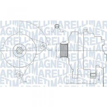Motor alternador Magnelli 063731665010