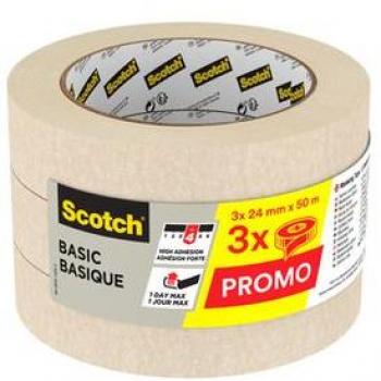 Nastro Adesivo Scotch 3 pz 24 mm