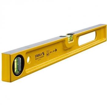 Stabila Type 82 S Rectangular Spirit Level, 50 cm, with Abrasion-Resistant Scale