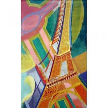 Delaunay Eiffelturm Puzzle aus handgefertigten Holzteilen – 2024 Edition