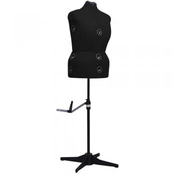 Schneiderpuppe für Damen Verstellbar Schwarz L 44-50