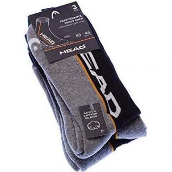 Calcetines Gris Head 94226, Talla 39-42 (3 pack)