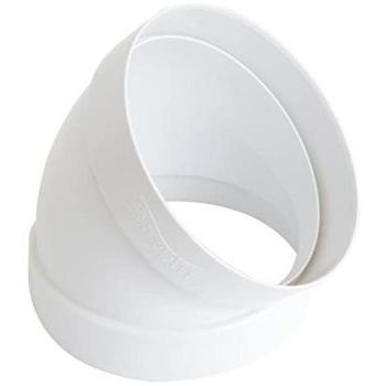 Gomito 45° in ABS per Scarichi – 100 mm, Bianco