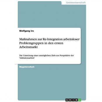 Maßnahmen zur Re-Integration arbeitsloser Problemgruppen in den ersten Arbeitsmarkt: Die Umsetzung eines unmöglichen Ziels aus Perspektive der 'Inklusionsarbeit'