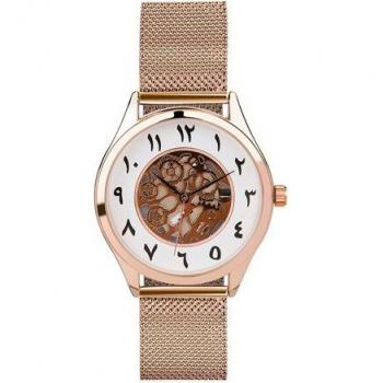 Men's Arabic Leather Timepiece