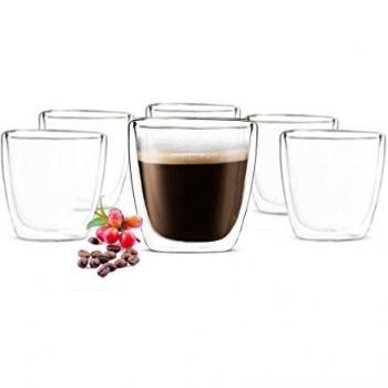 Sendez Tazza Espresso 6x90ml Doppia Parete