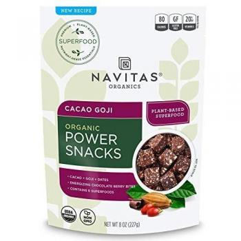 Navitas Organics Power Snacks Cacao Goji 8 oz. bags