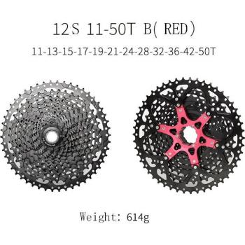 MTB Freilauf‑Kassette Sonnenschein 12G – 11‑50T, Sram SX/NX, Shimano M6100/XTR