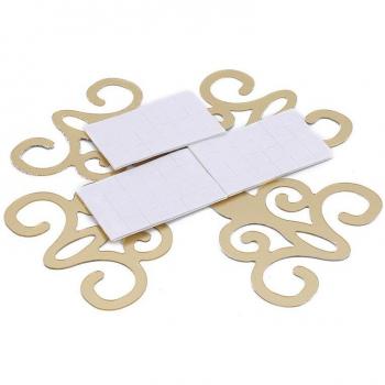 10 Pcs 3D Square Mirror Decals