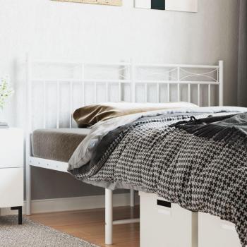 White Metal Headboard 53.1