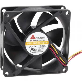 Ventola 12 V DC 80 mm 70.68 m³/h