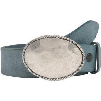 RETTUNGSRING by Showroom 019 – Ledergürtel, austauschbare “Oval Matt” Schließe