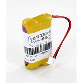 Pile Lithium 7.2V 2.2Ah type 3202111-04 pour Alarme LABEL