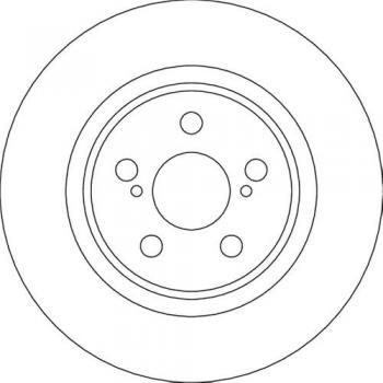 TRW Bremsscheibe für Toyota DF4641