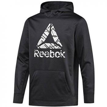Reebok Black Large Wor Poly FLC Sweatshirt – Men's Edition