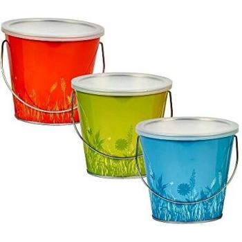 The Buzz Citronella Candle Bucket (Decorative Steel)