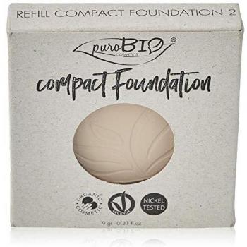 PuroBIO Cosmetics Compact Foundation Nachfüllpackung 02 (9 g)