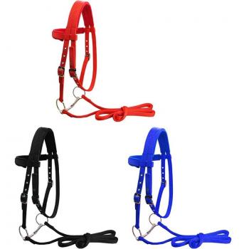 Nylon Paard Hoofdstel met Trens