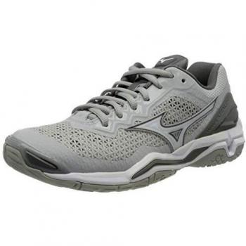 Mizuno WAVE STEALTH V, Women's Handball Sneakers, Harbourmist/White/Qshade, 5 UK