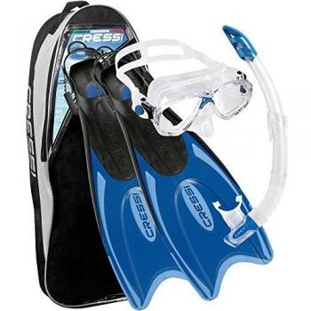 Cressi Palau Marea Set de Snorkel, Azul
