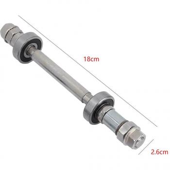 Metal Bicycle Axle Set 14CM & 18CM