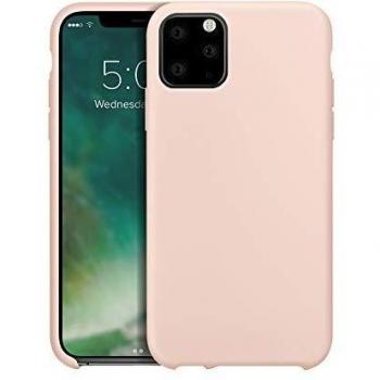 XQISIT Slim Silicone Cover in Nude Pink for iPhone 11 Pro 5.8