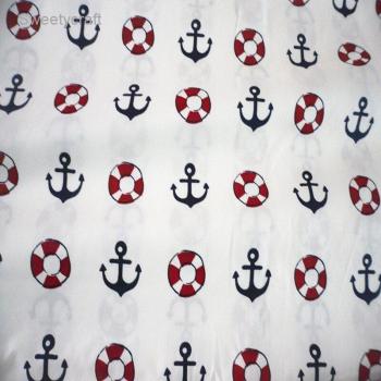 Sea Anchor Baby Cotton Twill Fabric