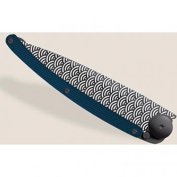 DEEJO Aluminium Taschenmesser Wolken Tattoo 37g Schwarz