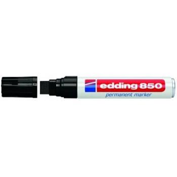 Edding 850 Permanent Marker Set, Keilspitze 5-16 mm, schwarz, 5 Stück