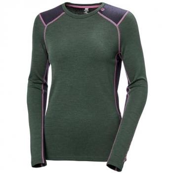 Helly Hansen Lifa Merino Midweight Crew manga larga mujer